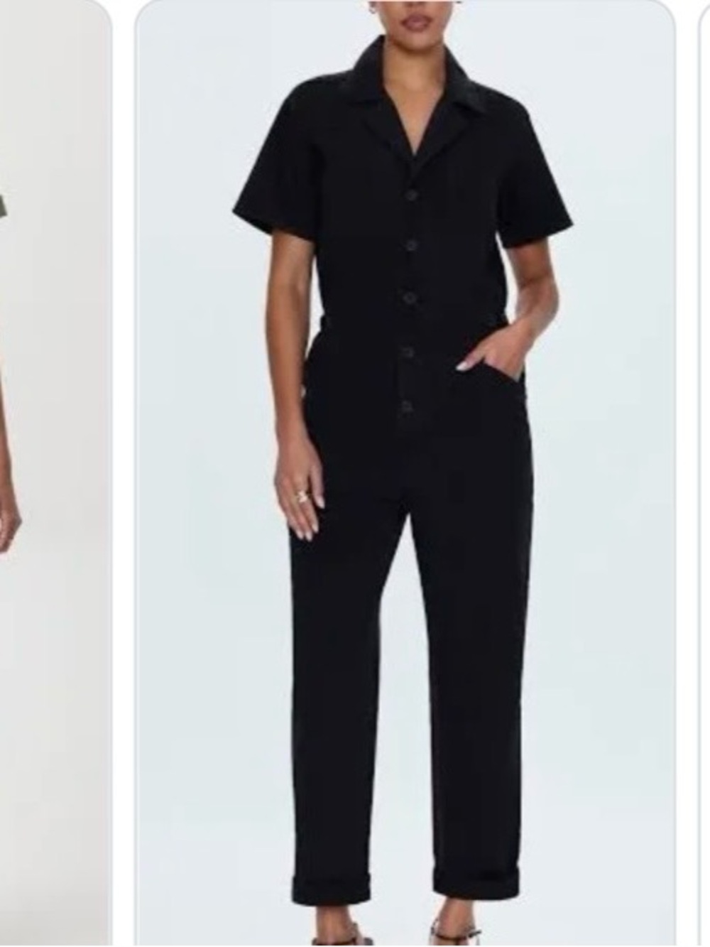 Pistola Cream Utility Jumpsuit - Picture 3 of 7